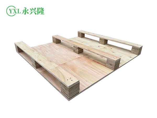 膠合卡板夾板墩正面